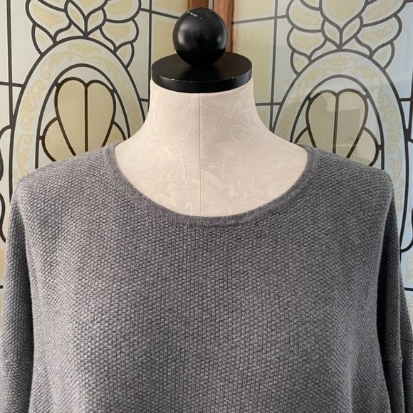 Pure J. Jill Boxey Kimono Sleeve Sweater Tunnel Pocket Size M - Picture 4 of 8